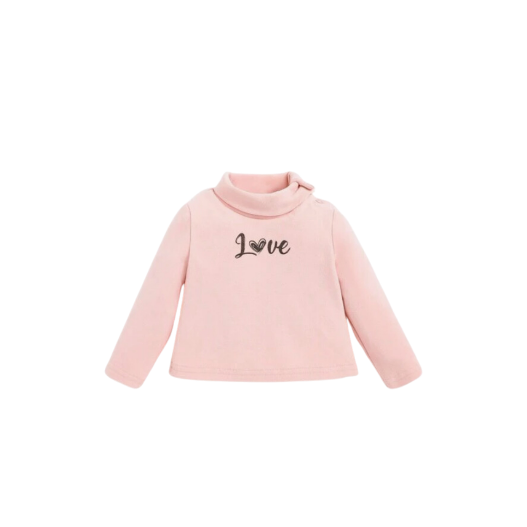 Camiseta de Manga Larga con Estampado "Love" para Niñas
