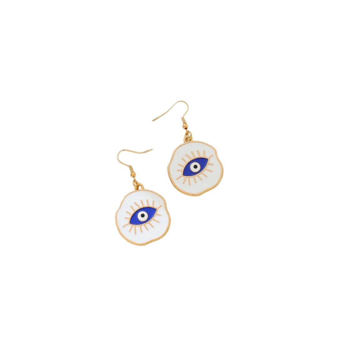 Pendientes con Diseño de Ojo Protector