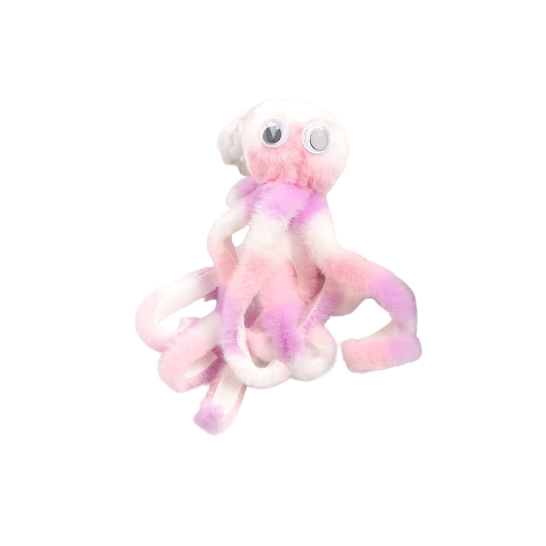 Llavero Pulpo de Peluche Multicolor
