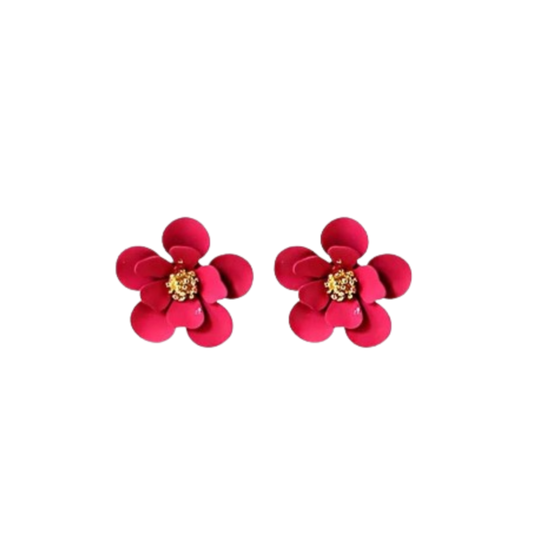 🌸 Aros Florales de Hierro – Estilo Dulce y Colorido