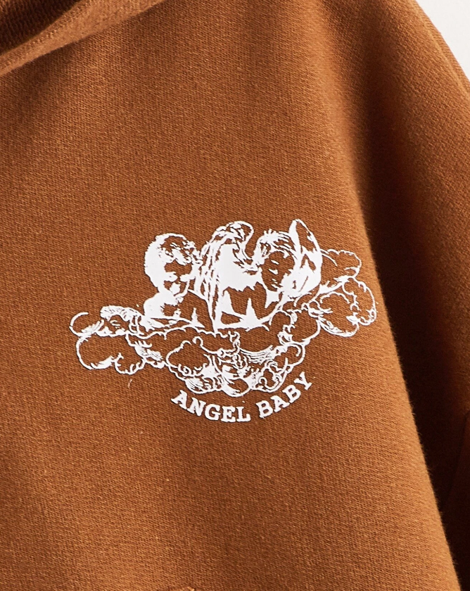Sudadera Cropped con Capucha