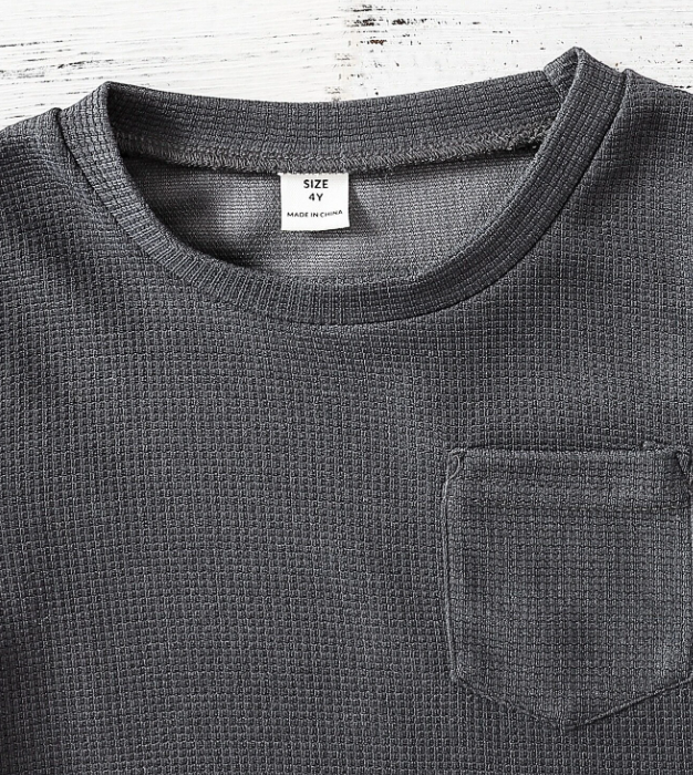 Sudadera Casual con Bolsillo - Gris Oscuro