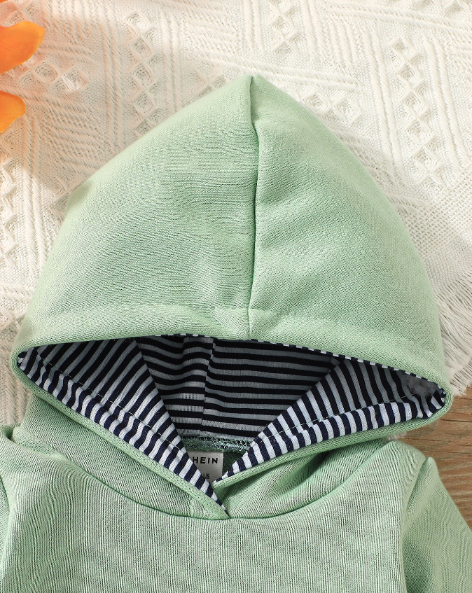Sudadera de Niño con Capucha y Estampado de Erizo