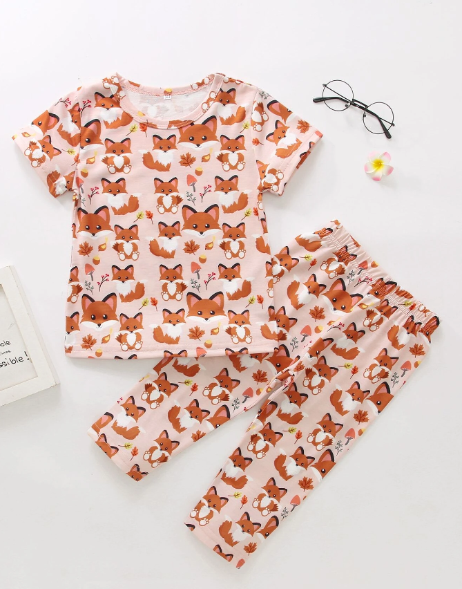 Conjunto con Estampado de Dibujos Animados