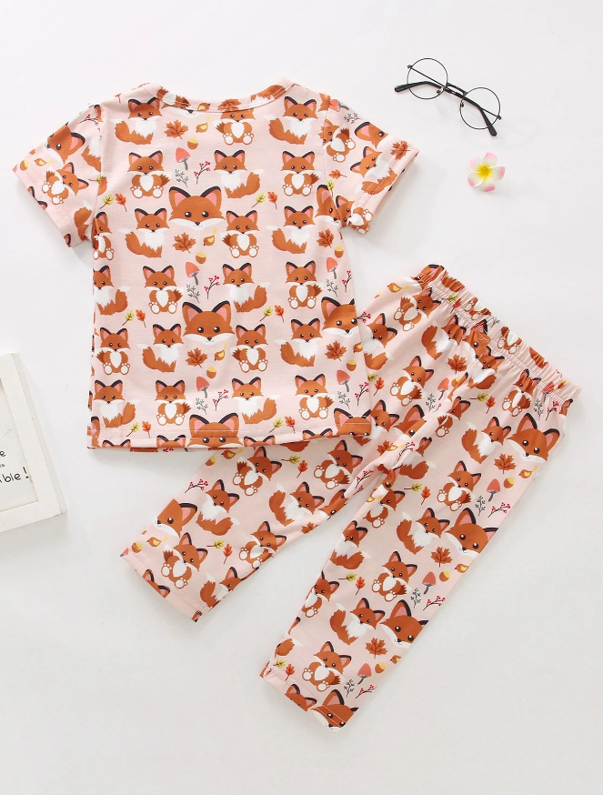 Conjunto con Estampado de Dibujos Animados