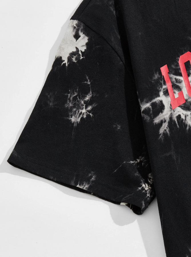 Camiseta "Los Angeles California" Estampado Tie-Dye