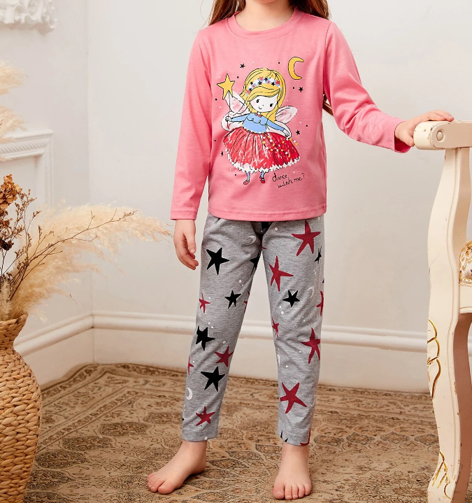 Conjunto Pijama Infantil de 2 Piezas