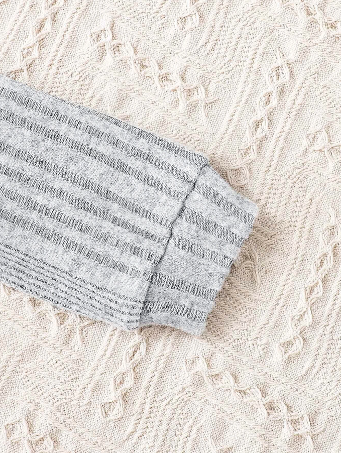 Vestido con Cinturón para Chicas - Gris
