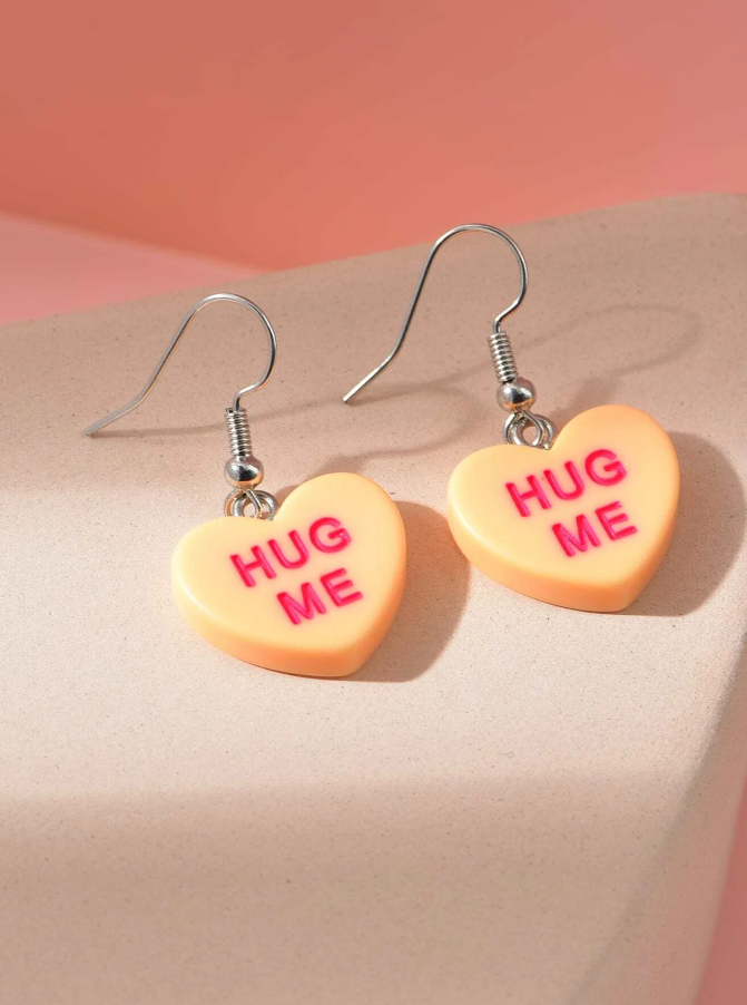 Pendientes en Forma de Corazón "Hug Me"