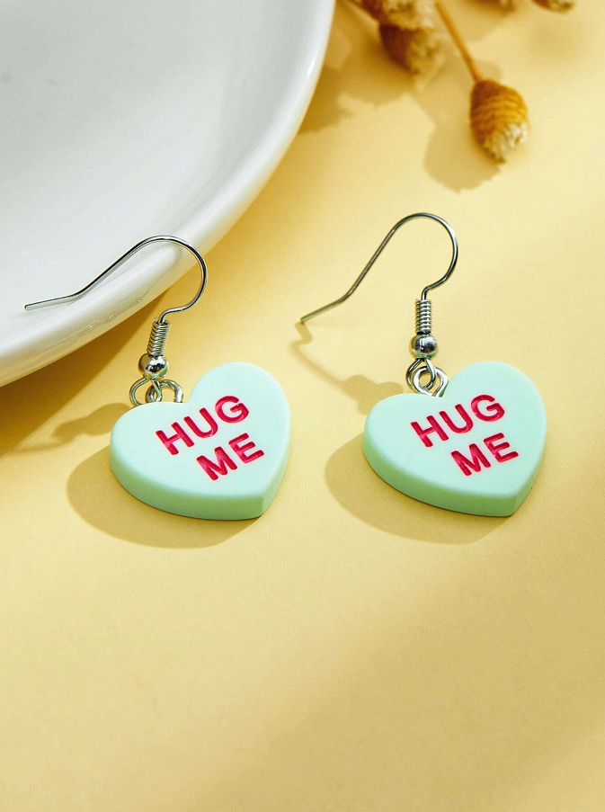 Pendientes en Forma de Corazón "Hug Me"