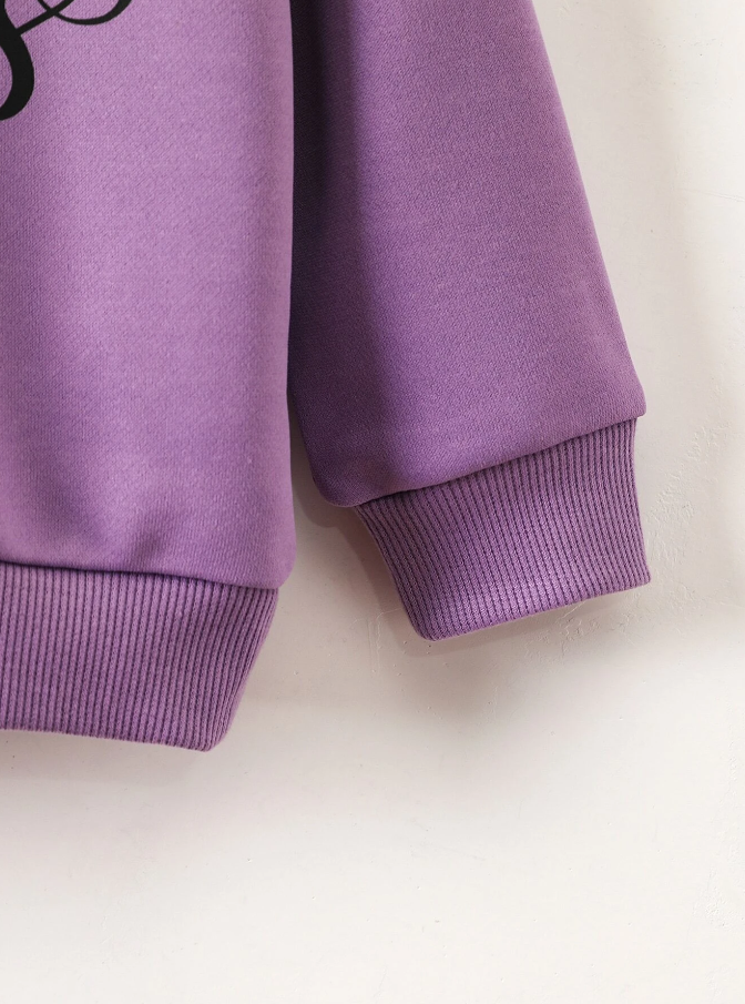 Sudadera Infantil con Estampado de Unicornio y Texto "Princess"