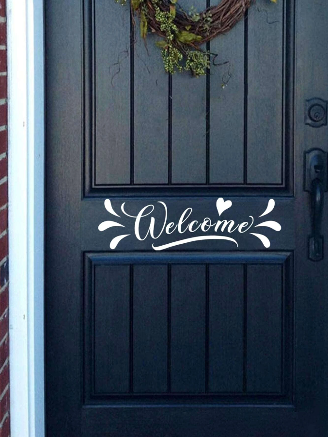Adhesivo Decorativo "Welcome"