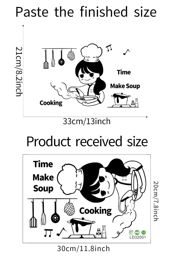 Pegatina Decorativa de Cocina "Cooking Time"