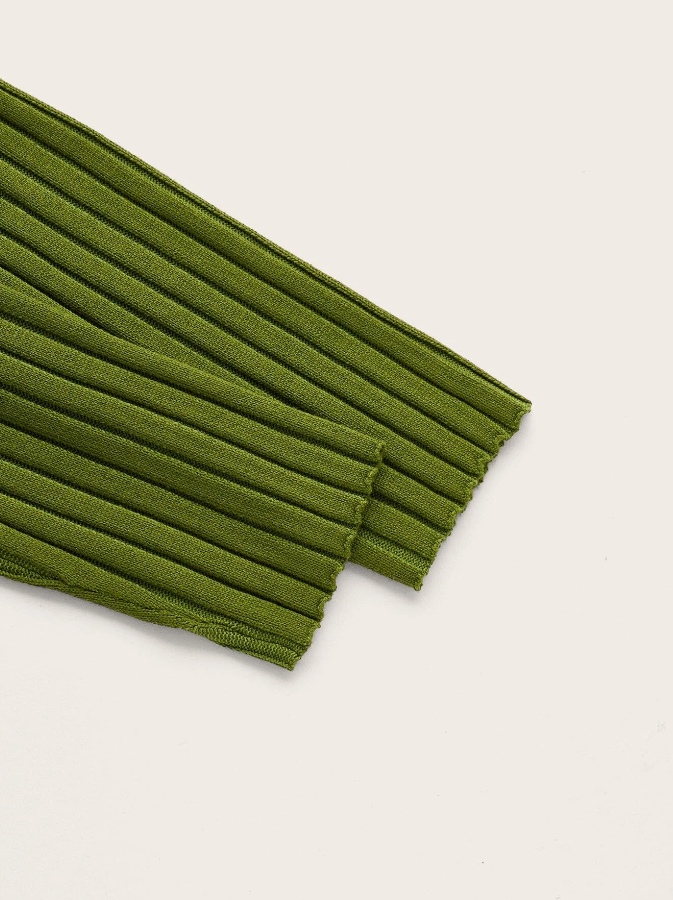 Jersey Casual con Estampado de Halloween - Verde