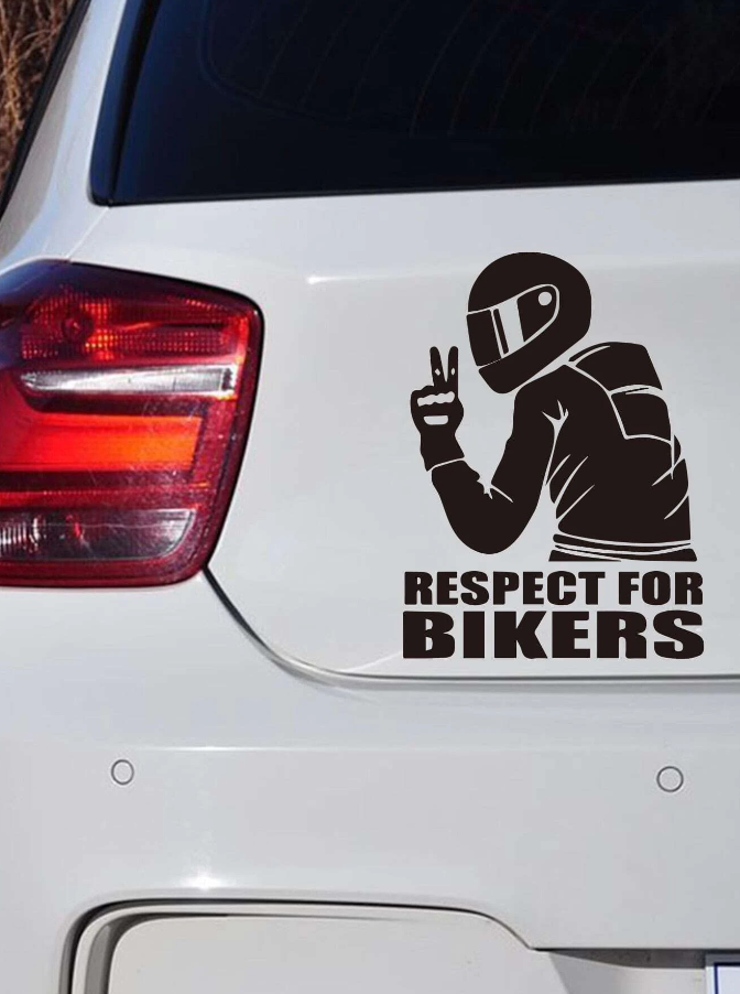 Adhesivo Decorativo "Respect for Bikers"