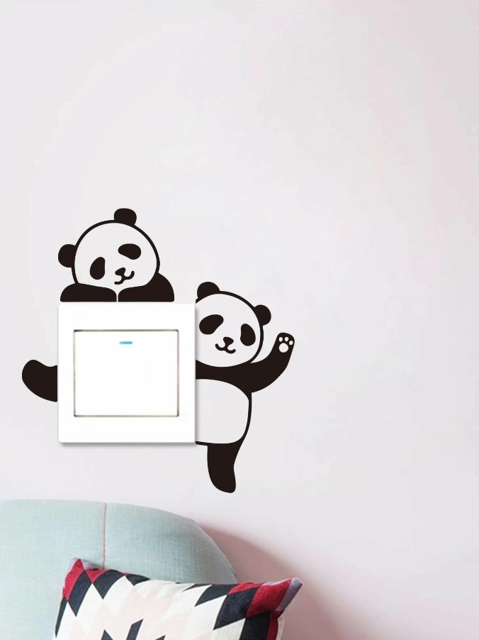 Adhesivo Decorativo "Osos Panda"