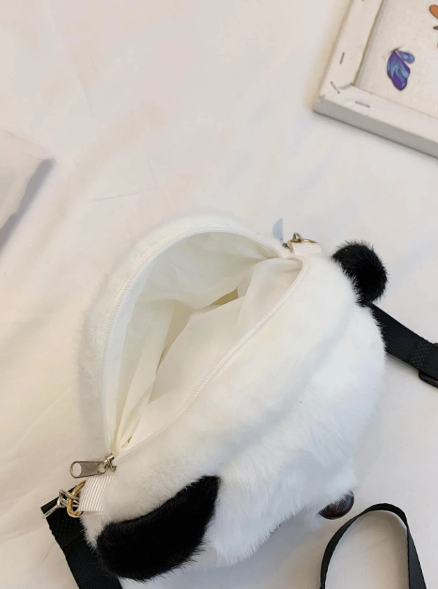 Bolso Mini de Panda Estilo Preppy
