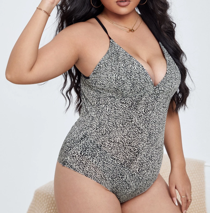 Body Estampado Integral con Diseño Cruzado