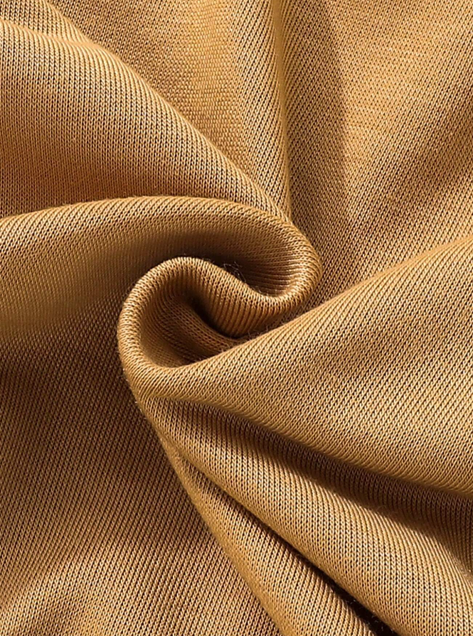 Sudadera para Niños con Manga Raglán en Color Caqui
