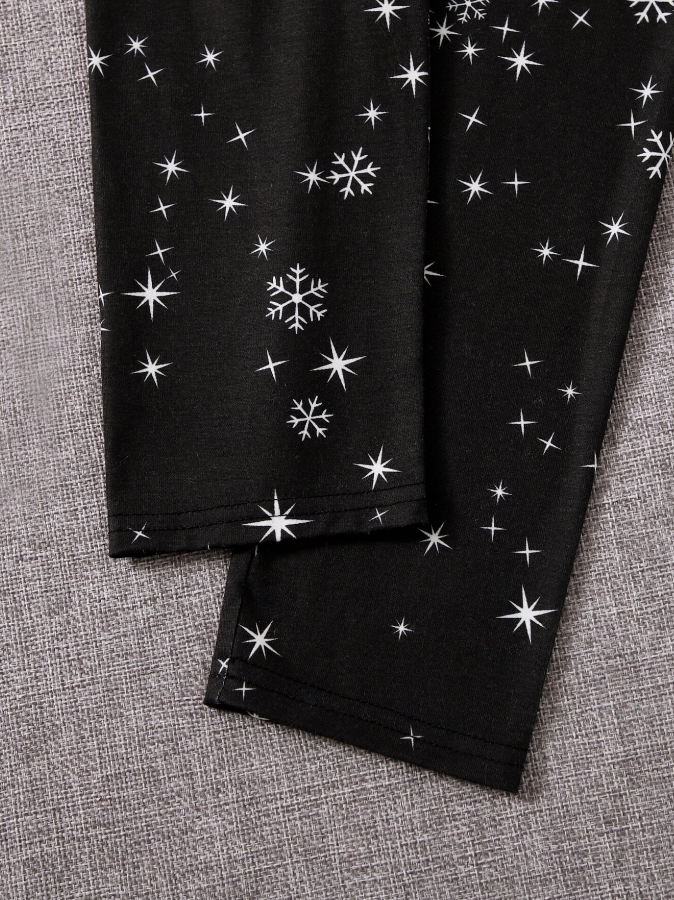 Set de Pijama Casual - Blanco y Negro