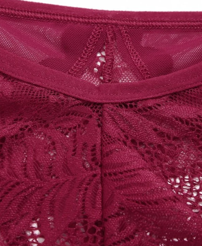 Tanga Burdeos con Transparencias - Elegancia y Sensualidad