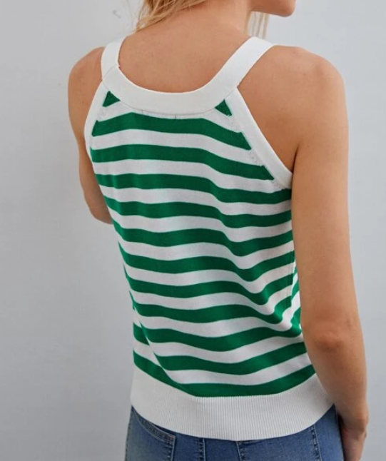 Top Casual a Rayas Multicolor