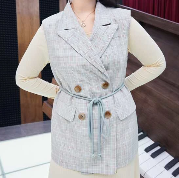 Chaqueta Elegante a Cuadros
