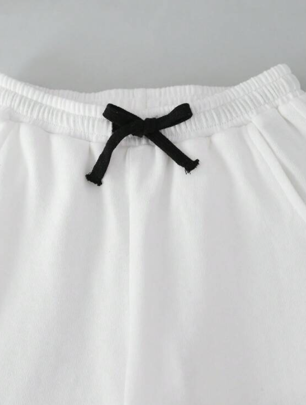 Jogger Casual de Algodón - Blanco