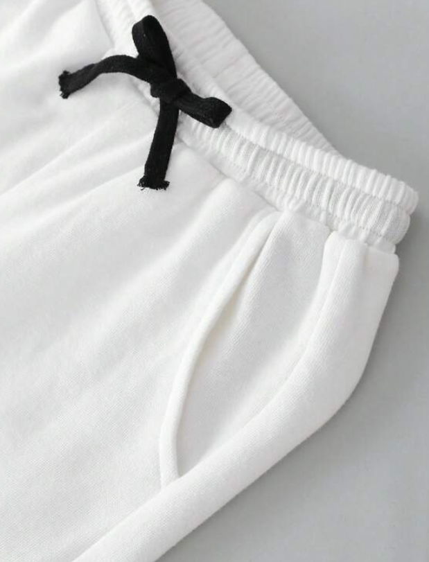 Jogger Casual de Algodón - Blanco