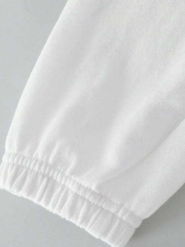 Jogger Casual de Algodón - Blanco