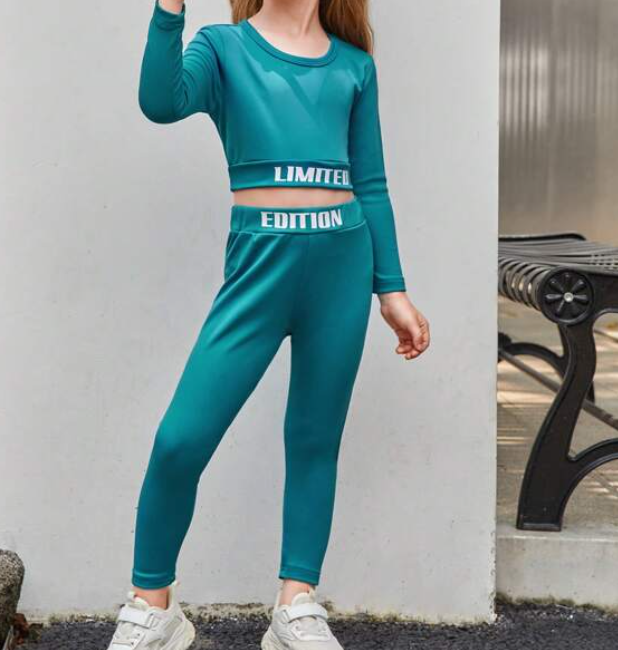 Conjunto Deportivo Casual para Niñas - Estilo Moderno