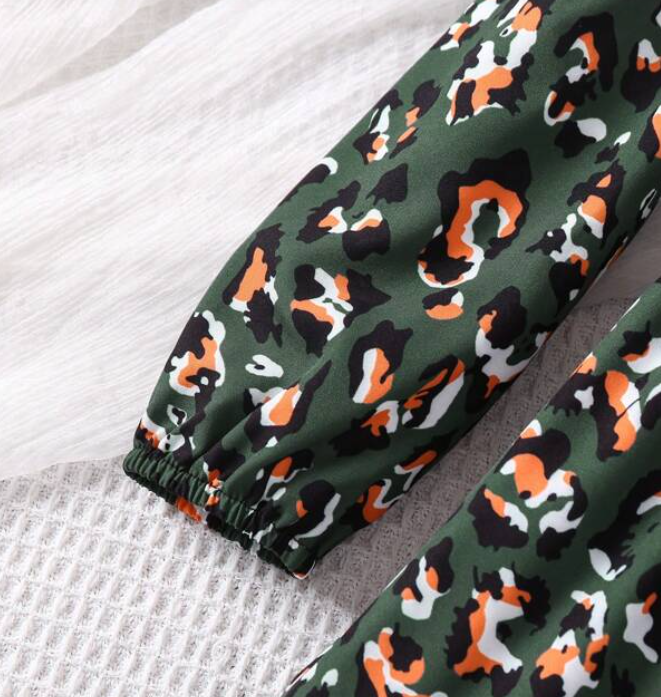 Vestido Bohemio Infantil con Estampado Integral