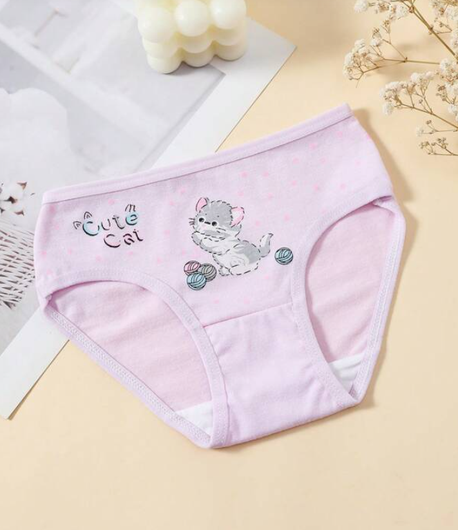 Bragas Infantiles de Algodón con Diseños Divertidos