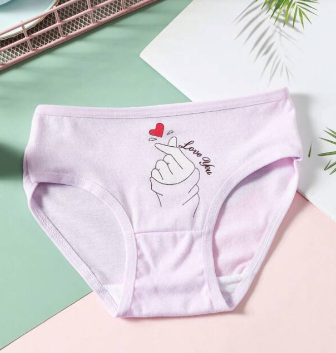 Bragas Infantiles de Algodón con Estampado de Dibujos