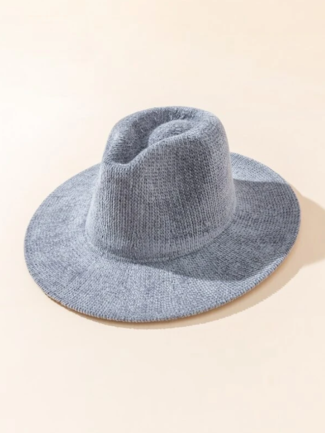 Sombrero de Ala Ancha en Gris