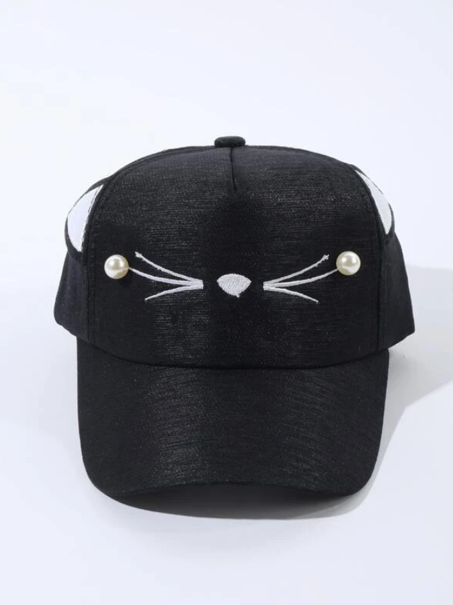 Gorra con Diseño de Gato