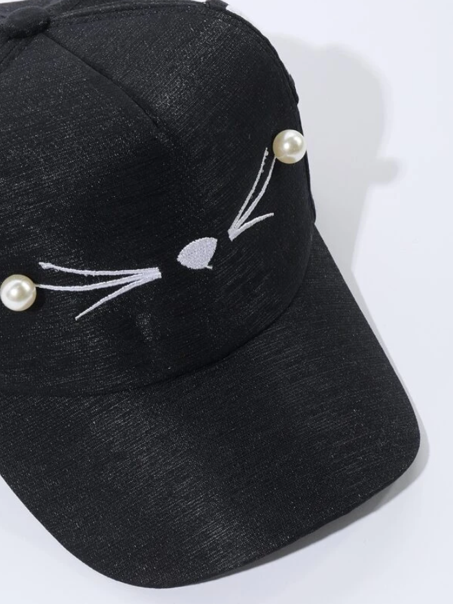 Gorra con Diseño de Gato
