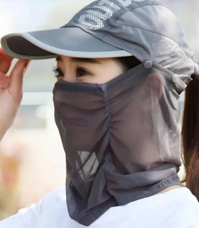 Gorra con Protección Facial
