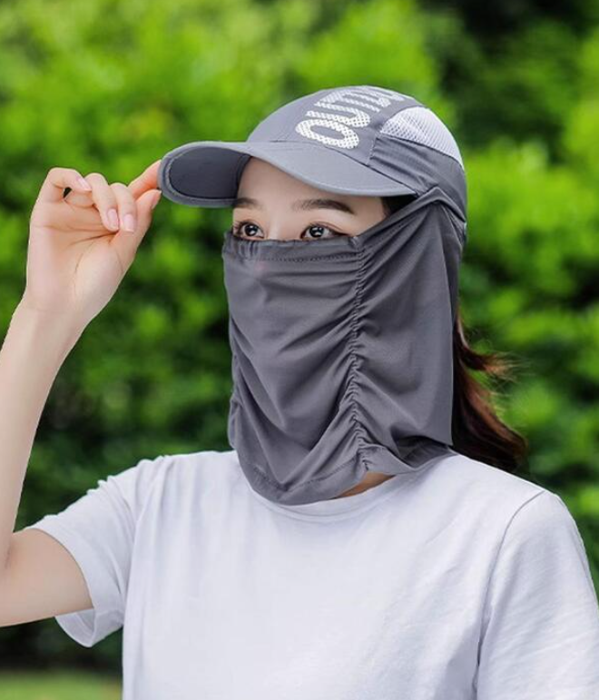 Gorra con Protección Facial