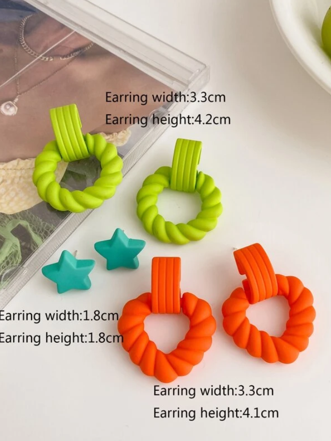 Pendientes de Diseño Divertido