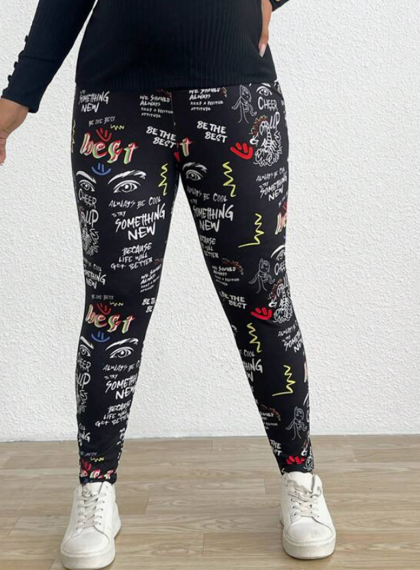 Leggings Maternales Estampados con Cintura Ajustable ✨