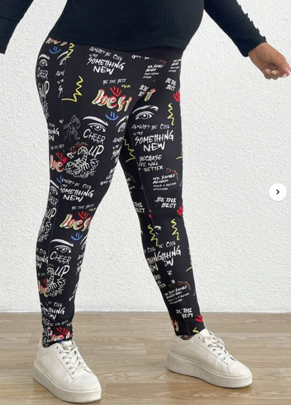 Leggings Maternales Estampados con Cintura Ajustable ✨