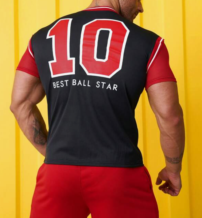 Camiseta Deportiva "Slam Dunk 10" 🏀🔥