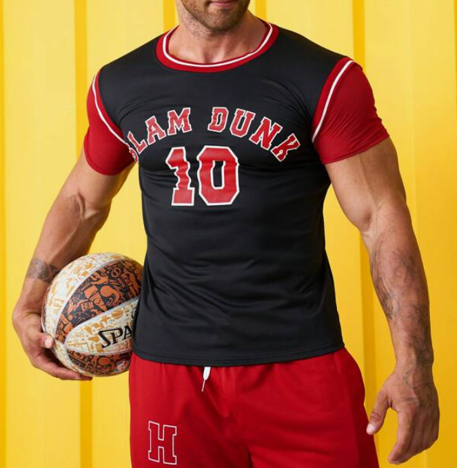 Camiseta Deportiva "Slam Dunk 10" 🏀🔥