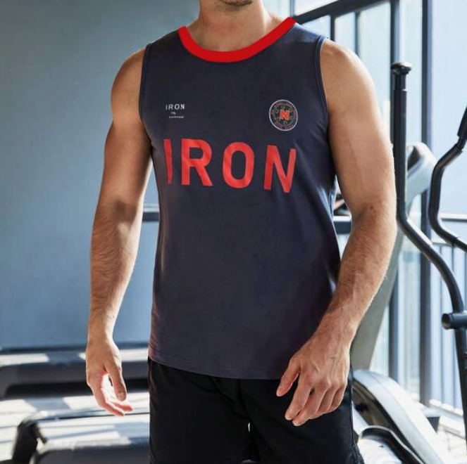 Camiseta Sin Mangas "IRON" para Entrenamiento 💪🔥