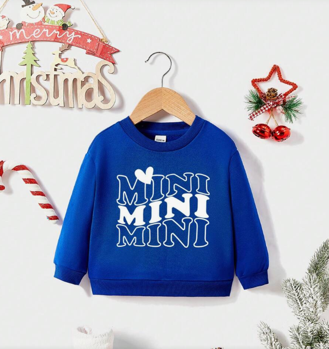 Sudadera Azul con Estampado 'MINI'