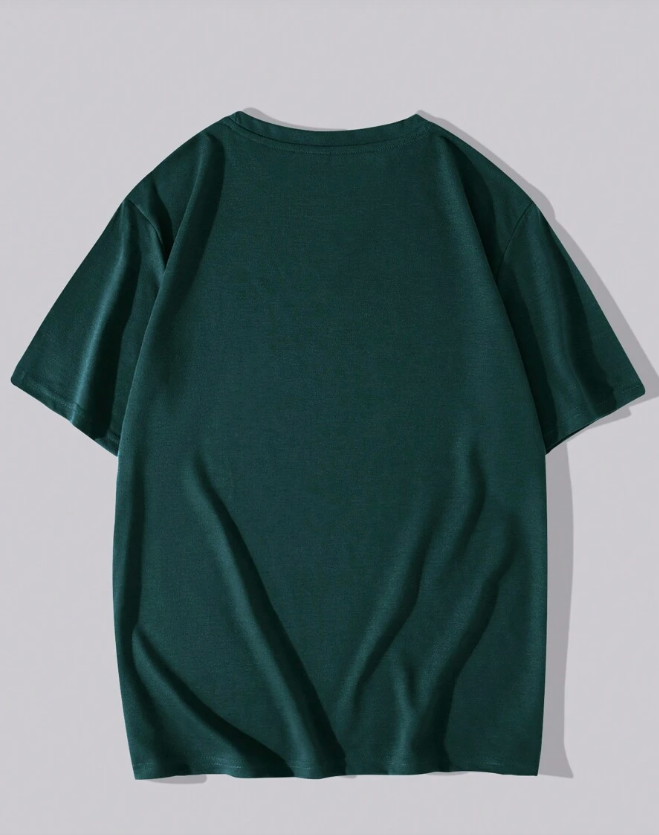 🏙️ Polera Oversize “Los Angeles” – Verde Oscuro