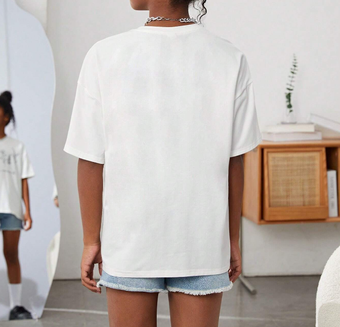 🌸 Polera Oversized "Be Optimistic" – Estilo Natural y Positivo