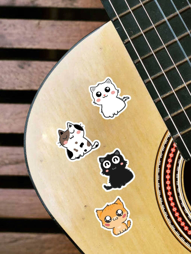 Set de Pegatinas de Gatos Adorables