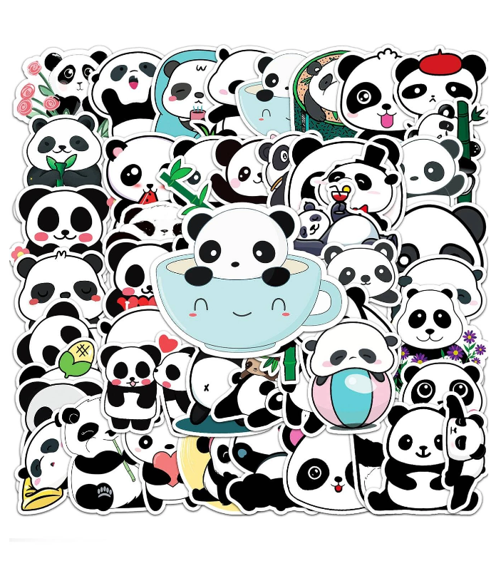 Set de Pegatinas de Panda